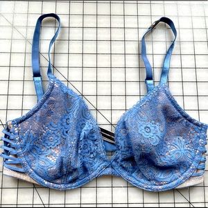 Victoria's Secret Blue Lace Bra